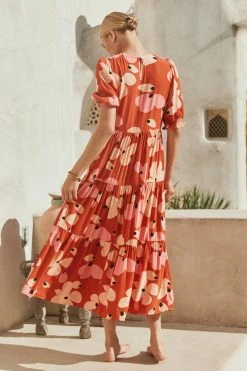 W22D New Mae Dress In Fire Bloom 4 W22D New Mae Dress In Fire Bloom