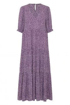 W22D Mae Dress In Grape Vine