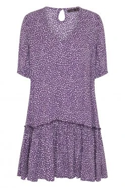 W22D Rosa Dress In Grape Vine