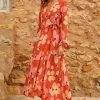 W22D Tamara Dress In Fire Bloom New 2 W22D Tamara Dress In Fire Bloom New