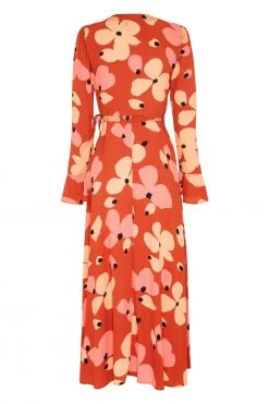 W22D Tamara Dress In Fire Bloom New