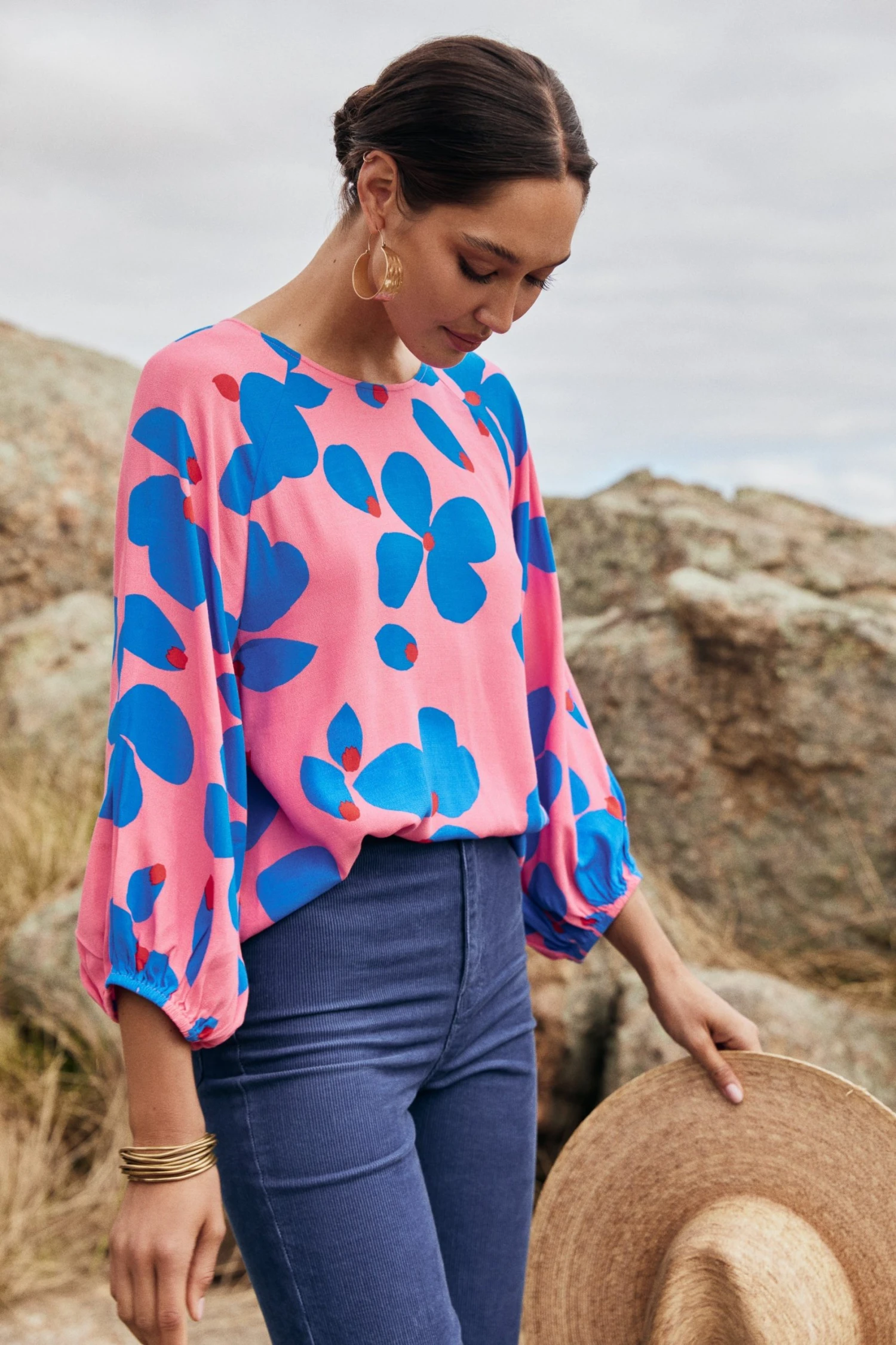 w22dxe3v2x-mister-zimi-w22d-vivienne-top-in-sapphire-rose-1.jpg W22D Vivienne Top In Sapphire Rose New