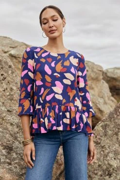 W22D Winter Celeste Top In Mojave