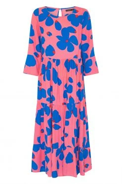 W22D New Winter Olivia Midi Dress In Sapphire Rose